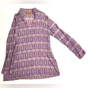 Oliphant V-Neck Purple Blouse